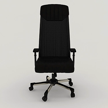 Sleek Modern Office Chair 3D model image 1 