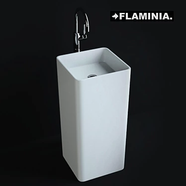 FLAMINIA Monowash MW40C: Stylish Floor Standing Sink 3D model image 1 