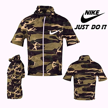 Nike Tactical Camo Shirts 3D model image 1 