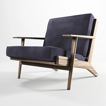 Cozy Modern Armchair 3D model image 1 