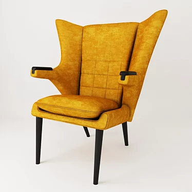 Elegant LoftDesigne 130 Chair 3D model image 1 