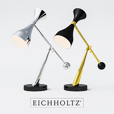 Elegant Eichholtz Cordero Desk Lamp 3D model image 1 