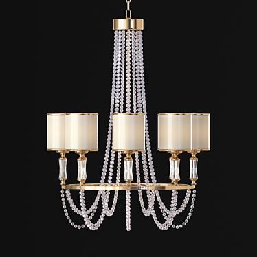 Il Paralume Marina Chandelier 3D model image 1 