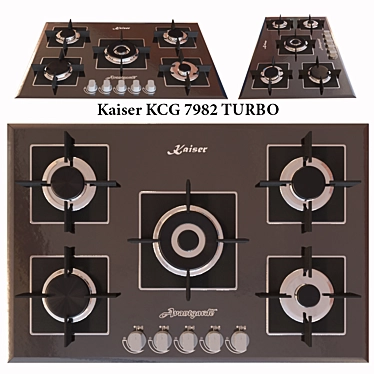 Kaiser KCG 7982 Turbo Gas Cooktop 3D model image 1 