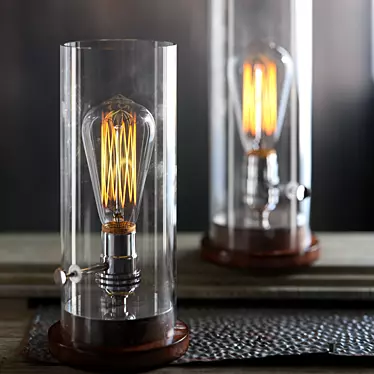 Vintage Edison Ion Lamp 3D model image 1 