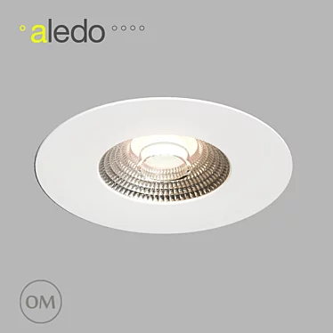 15W TDHR Hybrid LED Downlight 3D model image 1 