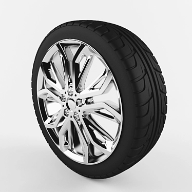  Sleek BMW Wheel 3D model image 1 