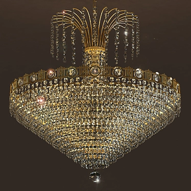 Impero Deco Chandelier: Masiero VE 828 3D model image 1 
