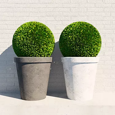 Portable Bush: Versatile & Realistic 3D model image 1 