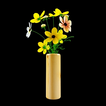 Wildflower Bouquet - Natural Beauty 3D model image 1 