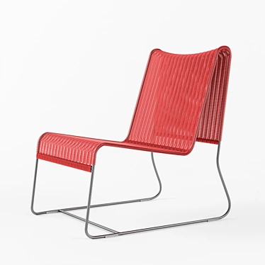 Sleek IN/OUT Armchair 3D model image 1 