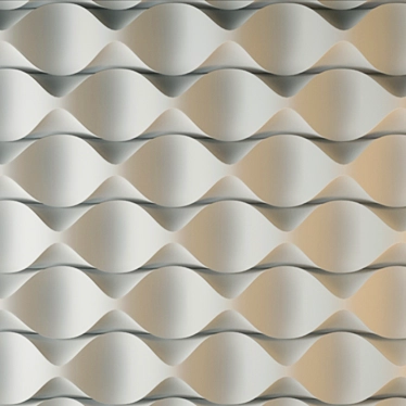 3D Wall Panel: Stunning, Modern Design 3D model image 1 