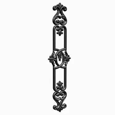Cast Baluster: Ideal for Cutting & Rendering 3D model image 1 