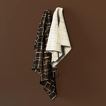 Luxury Towel Set 3D model image 1 