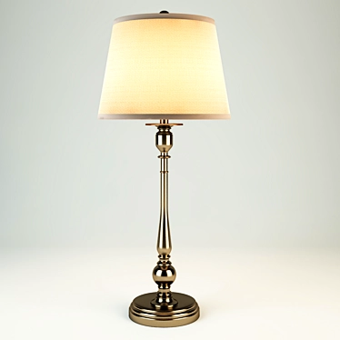 Elegant Kerton Table Lamp 3D model image 1 