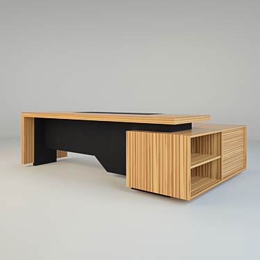 BUROSIT ARIA Executive Desk 3D model image 1 