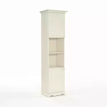 "Ellie" Collection Ergonomic Bookshelf 3D model image 1 