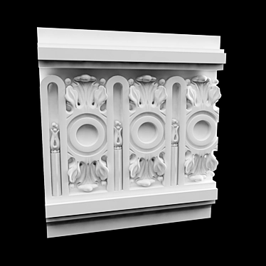 Title: Elegant Decorative Moulding 3D model image 1 