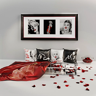 Decorative set "Marilyn Monroe in red"