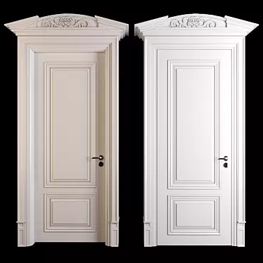 Timeless Elegance: Classic Door 3D model image 1 