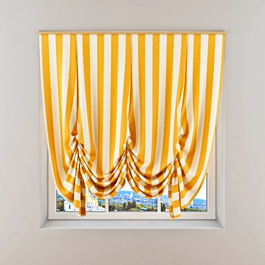 Espocada London Curtains 3D model image 1 