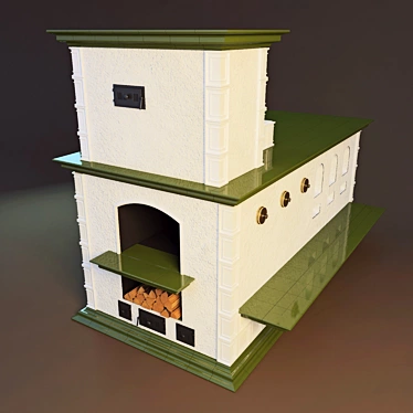 Russian-inspired Bake Model 3D model image 1 
