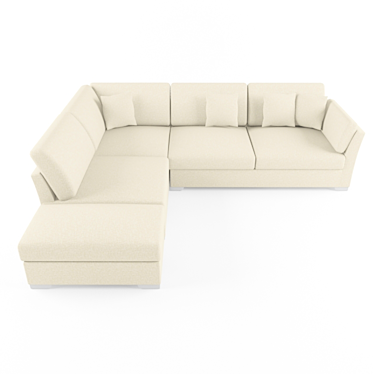 Fiesta Modular Sofa: Ultimate Comfort & Elegant Design 3D model image 1 