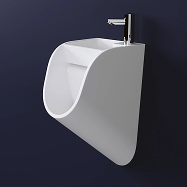 Water-Saving Urinal-Sink Combo 3D model image 1 