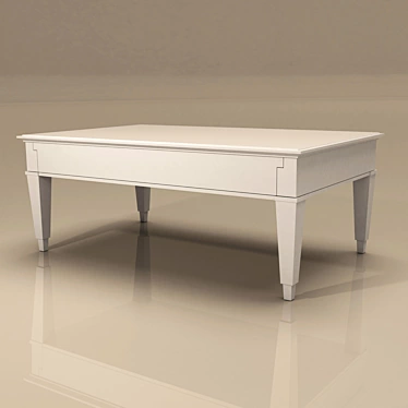 Modern Classic Coffee Table 3D model image 1 