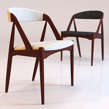 Mid-century Brazilian Rosewood Dining Chairs by Kai Kristiansen 3D model image 1 