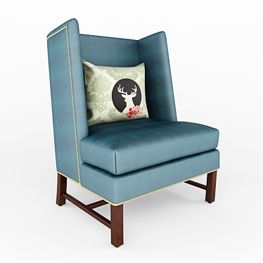 Riga Armchair: Homemotions Collection 3D model image 1 