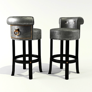 Elegant Bar Chair: Stylish Seating Solution 3D model image 1 