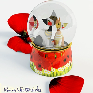 Whimsical Cats by Rosina Wachtmeister 3D model image 1 