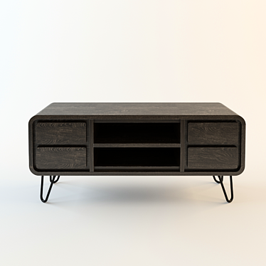 Loft Designe 240 - Modern TV Console 3D model image 1 