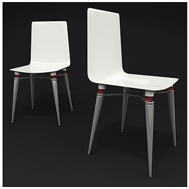 Tipsy Seating Solution: Skoki Chair 3D model image 1 