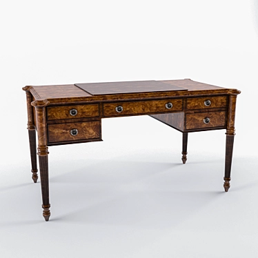 Elegant Scarborough House Lady's Desk 3D model image 1 