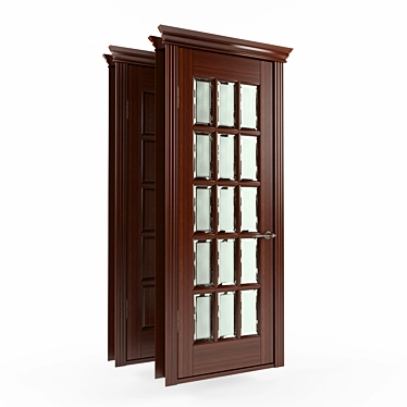 Prima DO & Prima DG Double Doors 3D model image 1 