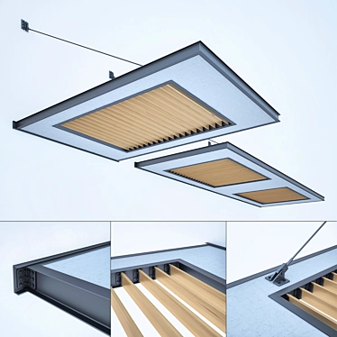 Modern Visor Rigging - Various Sizes 3D model image 1 