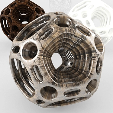 Rustic Nest Decor Ball 3D model image 1 