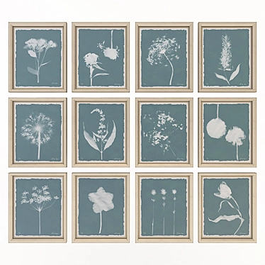 Wild Meadow Flowers 3D Model 3D model image 1 