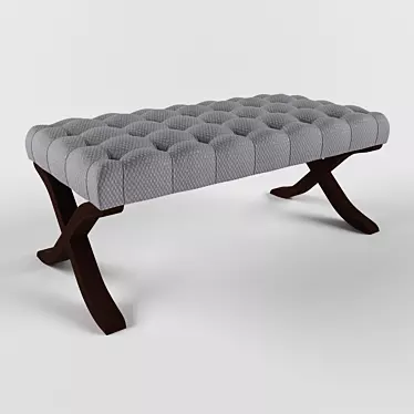 Gloria Bench: Elegant Style and Premium Comfort 3D model image 1 