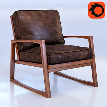 Elevate Your Comfort with the York Lounge Chair 3D model image 1 