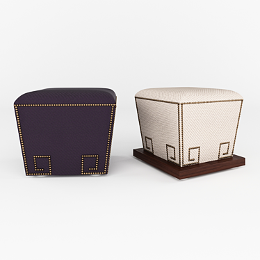 Geneva and Zheneveta Homemotions Puffs: Exquisite Comfort 3D model image 1 