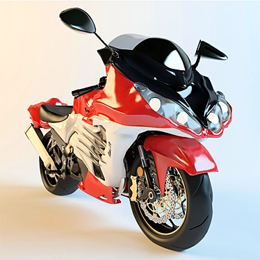 Kavasaki Motorcycle: Power, Style, Adventure! 3D model image 1 