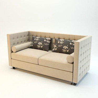 Cozy Comfort Sofa 3D model image 1 