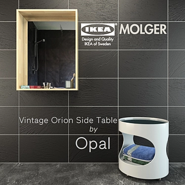  Modern Reflection: Molger & Opal Bathroom Set 3D model image 1 