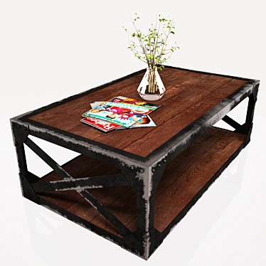 Leffie Coffee Table - Stylish and Functional 3D model image 1 