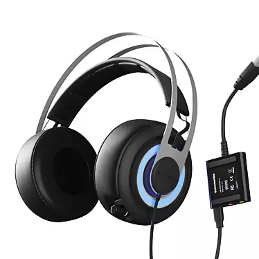 Siberia Elite Gaming Headset: Superior Sound and Style 3D model image 1 