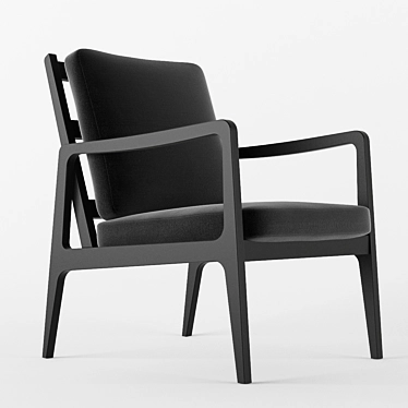 Vintage Soviet Chair: Revived 3D model image 1 