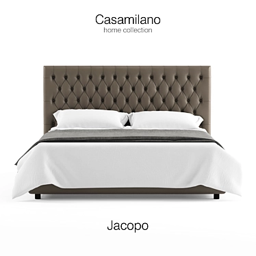 Casamilano Jacopo Bed, 160x200 cm 3D model image 1 